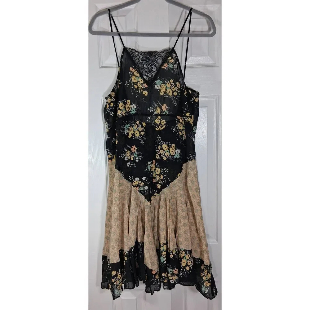 Free People intimately womens small sleep wear dress whimsigoth boho